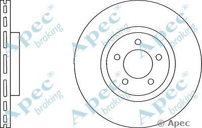 APEC BRAKING dsk2981 -  Тормозной диск